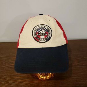 Adidas USA Red White Blue United States Logo Hat Baseball Cap One Size